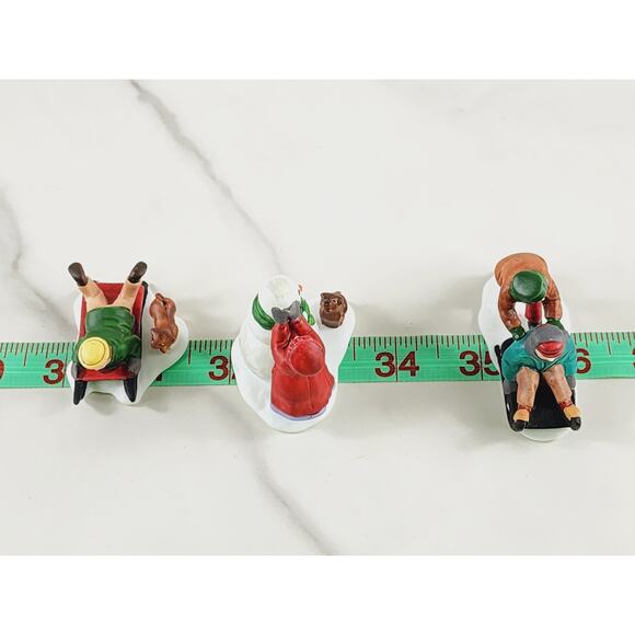Department 56 Snow Children 2" Heritage Village Collection Porcelain Figurine x3 - Picture 14 of 14